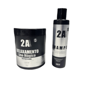 Alisante Relaxamento + Shampoo Neutralizante 2A Liso Mágico
