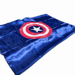 Capa de cetim infantil Cap. America Ref: 01