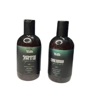 Kit de shampoo e condicionador pra cabelo Big Barber de 250 ml